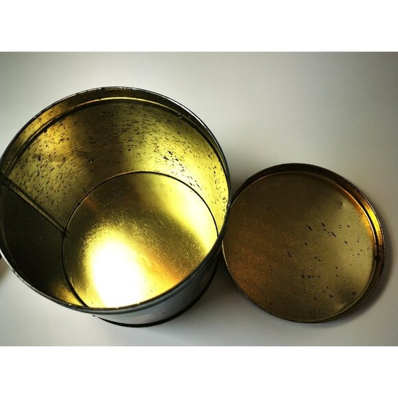 Biscuit Tin Norwegian Christmas Angels - Dancing Singing Angels Sweden Norway - Picture 5 of 8